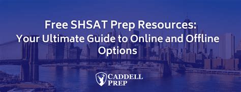 SHSAT Prep Course Options .